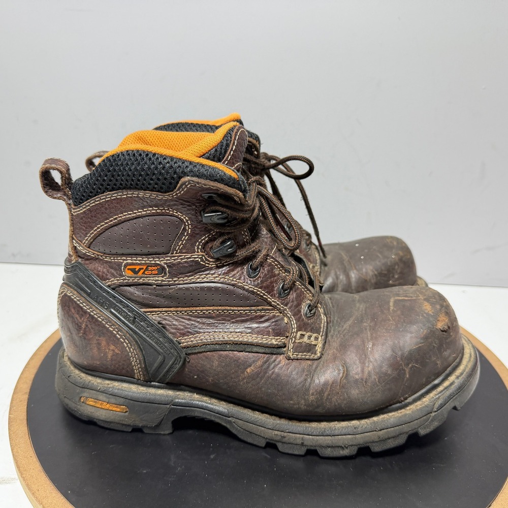 Thorogood Gen Flex Work Boots Men 8 Brown Composite Safety Toe Leather Workwear‎